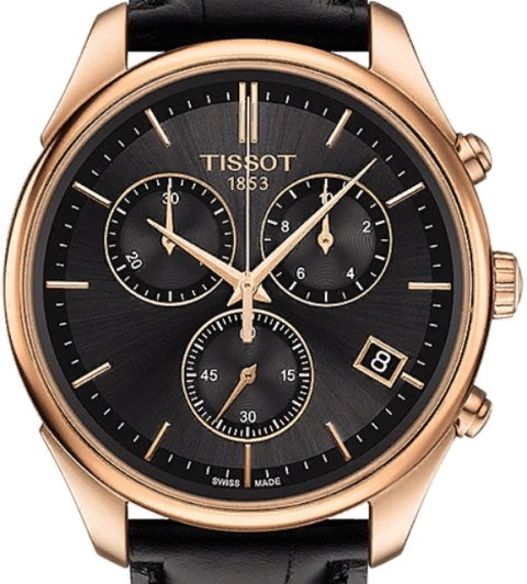 Tissot vintage chronograph 18k gold best sale