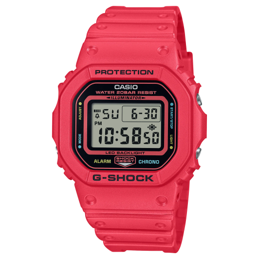 G shock transparent red sale