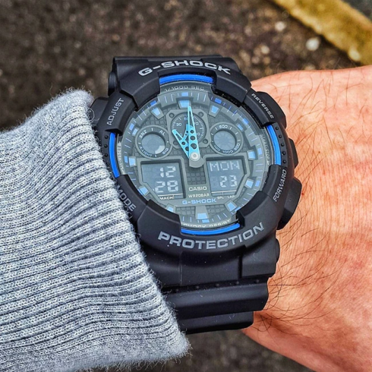 Casio G Shock GA 100 1A2 4