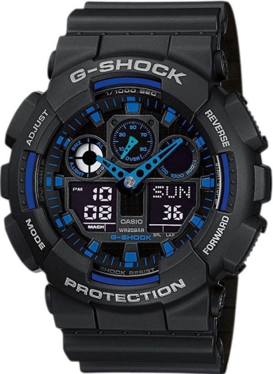 Casio G Shock GA 100 1A2NDR 4