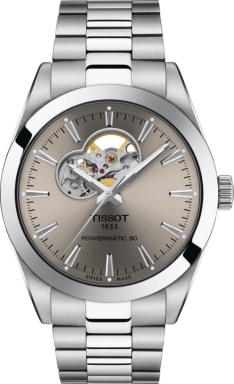 Часы Tissot Gentleman Powermatic 80 Open Heart T127.407.11.081.00