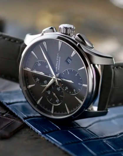 Jazzmaster auto chrono hamilton on sale