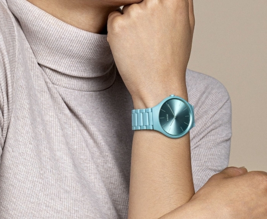 Rado True Thinline Les Couleurs Le Corbusier Slightly greyed English green 32041 R27096662 4