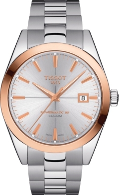 Часы Tissot Gentleman Powermatic 80 Silicium Solid 18K Gold Bezel T927.407.41.031.00