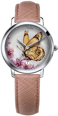Часы L'Duchen D 801.1 - Золотая бабочка