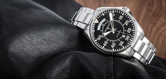Hamilton Khaki Pilot Day Date Auto H64615135 4