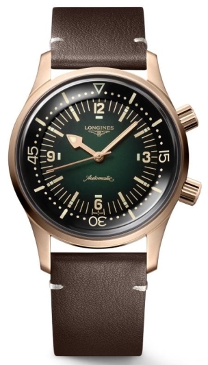 Longines legend diver store black pvd price