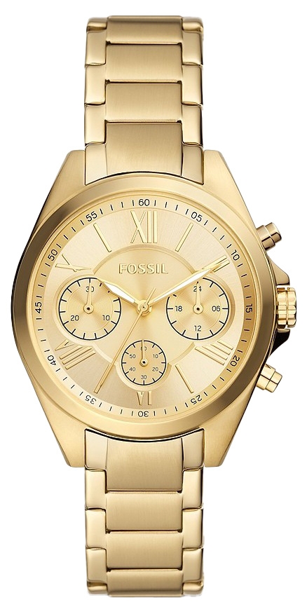 Fossil chronograph gold on sale