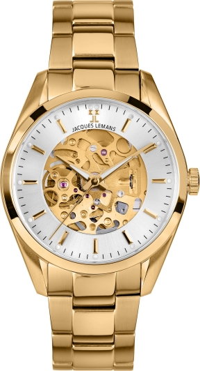 Jacques lemans 2025 gold watch