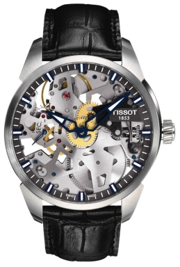 Часы Tissot T-Complication Squelette Mechanical T070.405.16.411.00