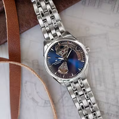 Hamilton Jazzmaster Open Heart Lady Auto H32215141
