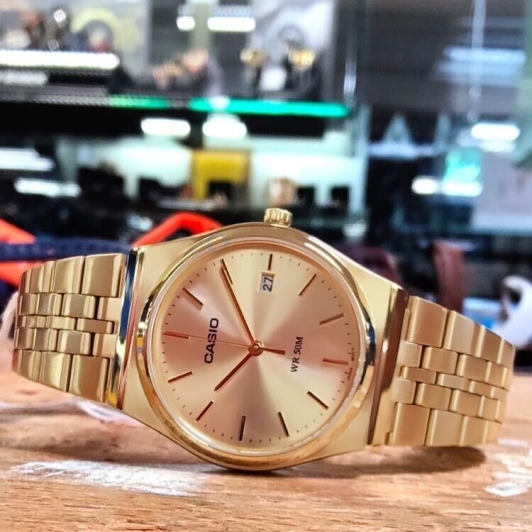 Casio mtp v300 gold clearance