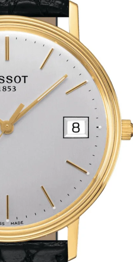 Tissot Goldrun Hesalite 18K Gold T71.3.401.31 4