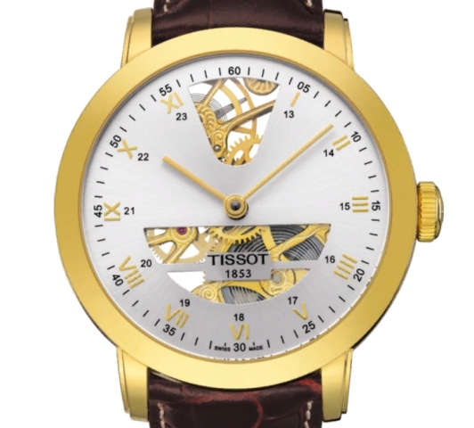 Tissot Sculpture Line Mechanical 18K Gold T71.3.471.33 4