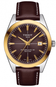 Часы Tissot Gentleman Powermatic 80 Silicium Solid 18K Gold Bezel T927.407.46.291.01