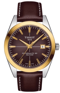 Часы Tissot Gentleman Powermatic 80 Silicium Solid 18K Gold Bezel T927.407.46.291.01