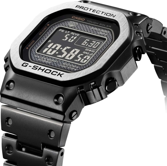 G shock square black best sale