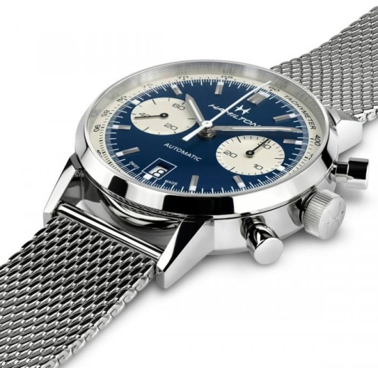 Intra matic auto chrono on sale blue