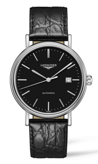 Longines presence automatic discount white dial men's watch