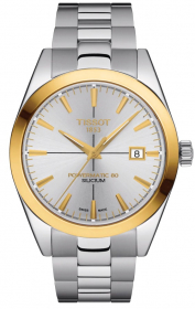 Часы Tissot Gentleman Powermatic 80 Silicium Solid 18K Gold Bezel T927.407.41.031.01