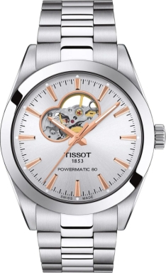 Часы Tissot Gentleman Powermatic 80 Open Heart T127.407.11.031.01