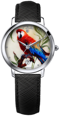 Часы L'Duchen Art Collection D 801.1 - Лазурный Попугай