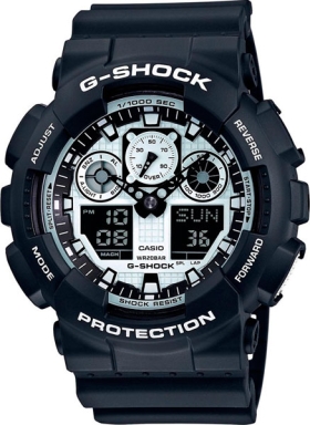 Часы Casio G-Shock GA-100BW-1A