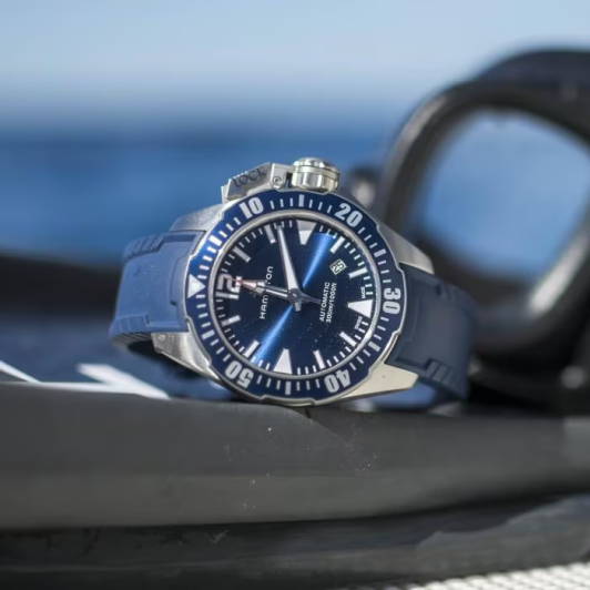 Hamilton Khaki Navy Frogman Auto H77705345 4