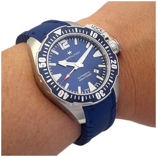 Hamilton Khaki Navy Frogman Auto H77705345 4