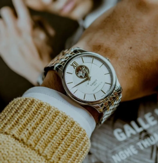 Tissot Tradition Powermatic 80 Open Heart T063.907.22.038.00 4
