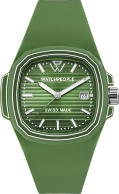 Часы WatchPeople WP4 Timeless green - Lines 700347