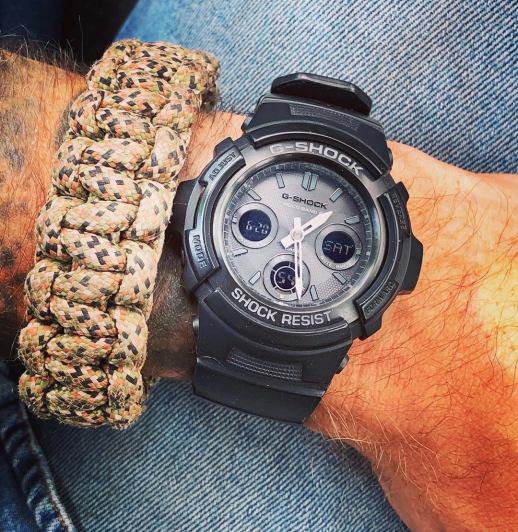 Casio G Shock AWG M100B 1A 4