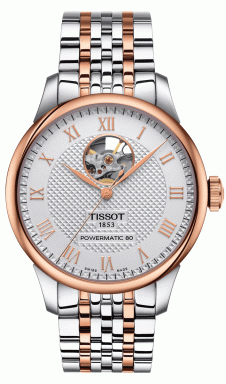 Часы Tissot Le Locle Powermatic 80 Open Heart T006.407.22.033.02