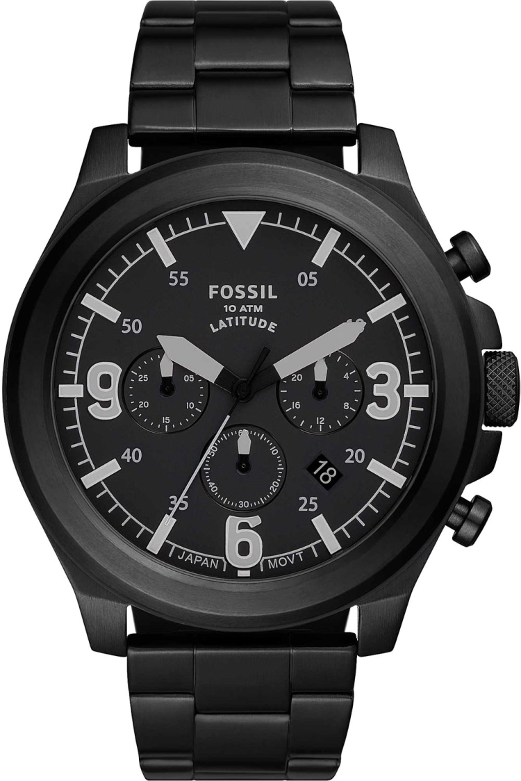 Fossil 10 atm black store