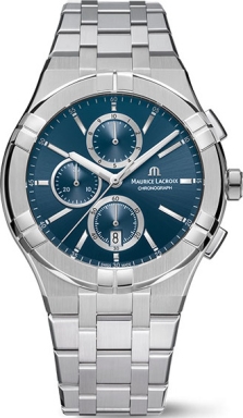 Часы Maurice Lacroix Aikon Quartz Chronograph AI1118-SS002-430-1